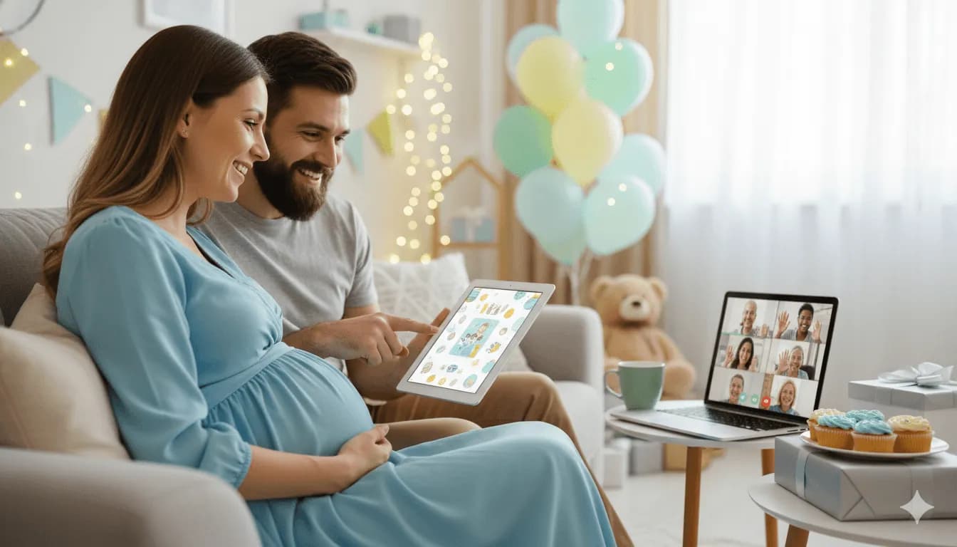 Chá de bebê online: como fazer um evento incrível e prático
