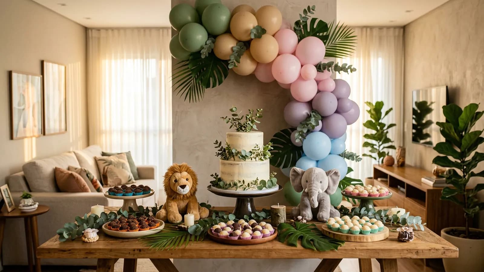 Chá de Bebê Safari: Decoração, Bolo e Lista