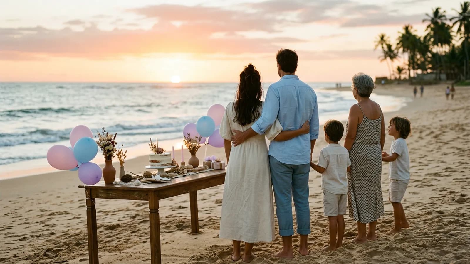 Chá Revelação na Praia: Como Organizar