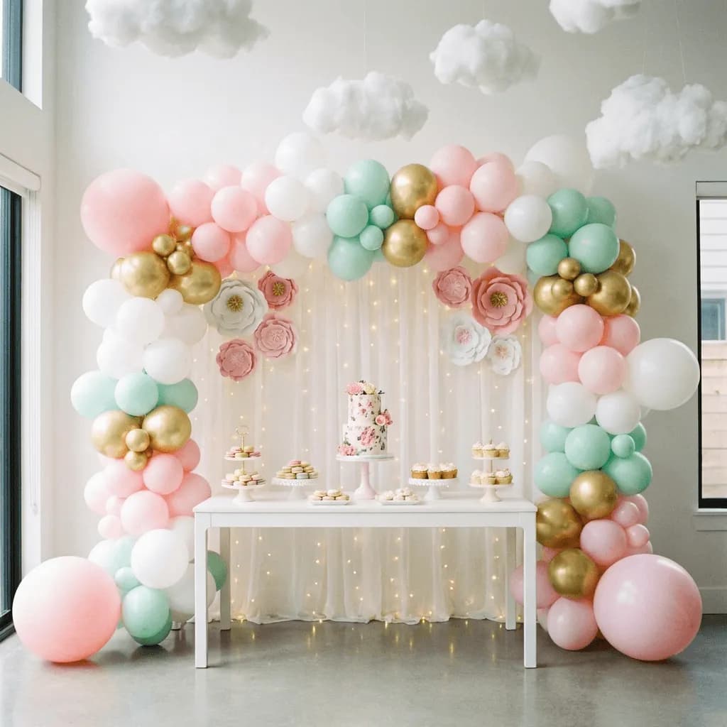Decoração para Chá de Bebê Simples e Barata: 40+ Ideias