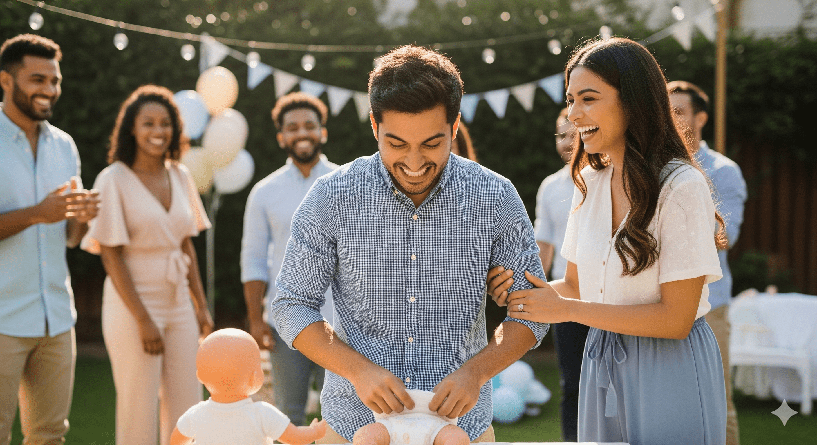 10 Brincadeiras para Chá de Bebê Misto (Divertidas e que Incluem Todo Mundo!)