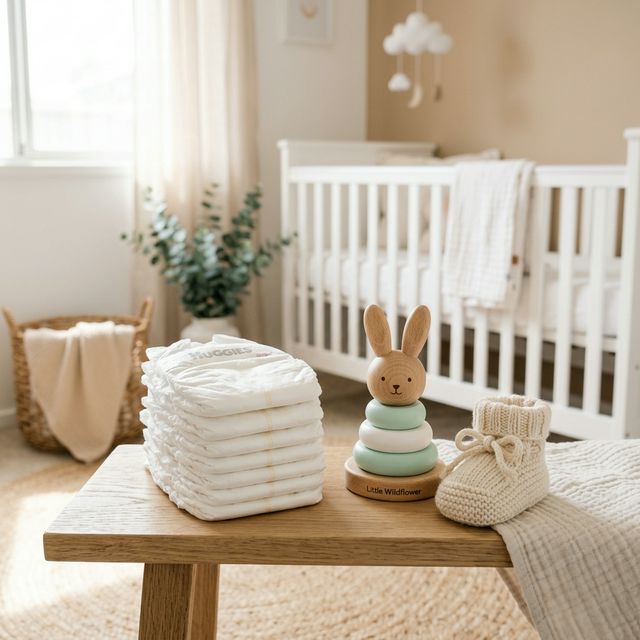 Quantas Fraldas Pedir no Chá de Bebê? Tabela Completa por Tamanho